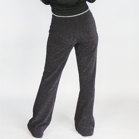 Vintage Y2k Glitter Flare Pants - Picture 3 of 7